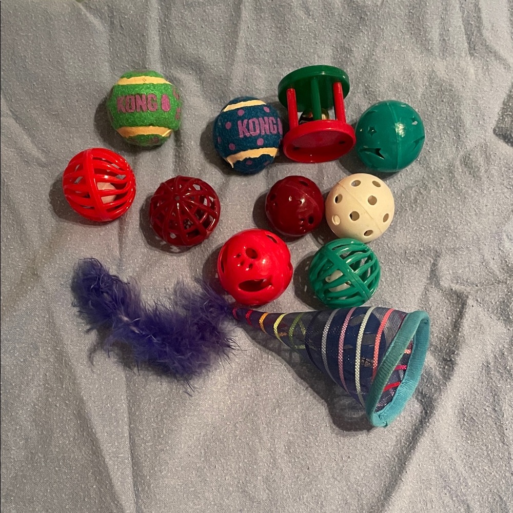 Cat Vibrant Playful Toy Collection
